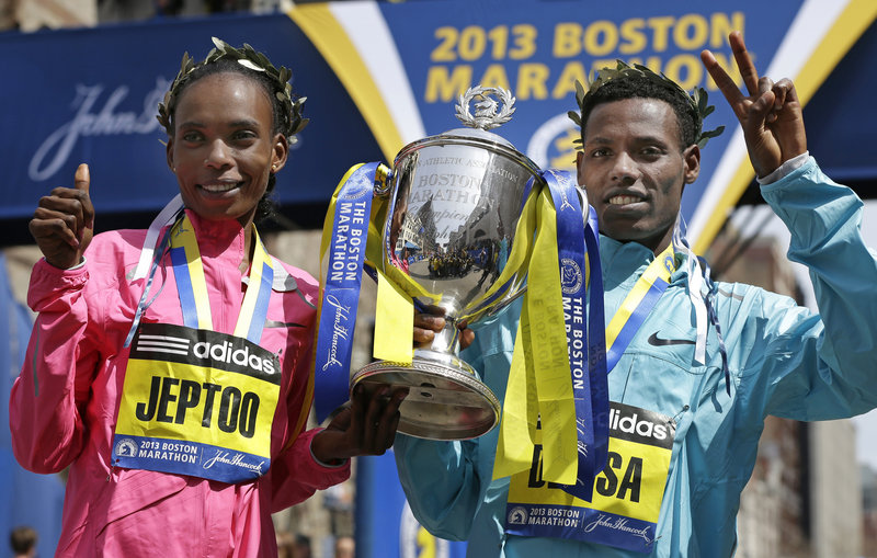 Real champions like Rita Jeptoo of Kenya and Lelisa Desisa of Ethiopia, the top woman and man to finish the Boston Marathon, are accustomed to playing in pain, and a shaken nation will have to do the same in the aftermath of Monday’s bombing.