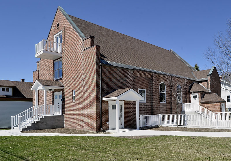 The owners of the renovated church on Ocean Avenue retained some of the building’s original features.