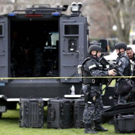 Bob Bonina, the father of Pete Ruiz’s fiancee, was on the SWAT team that tracked down Dzhokhar Tsarnaev on Friday in Watertown, Mass.