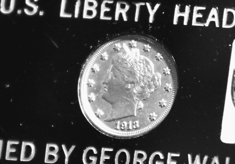 This 1913 Liberty Head nickel was sold to two bidders for $3.17 million at an auction Thursday night in suburban Chicago. Four siblings from Virginia will share the proceeds from the family heirloom.