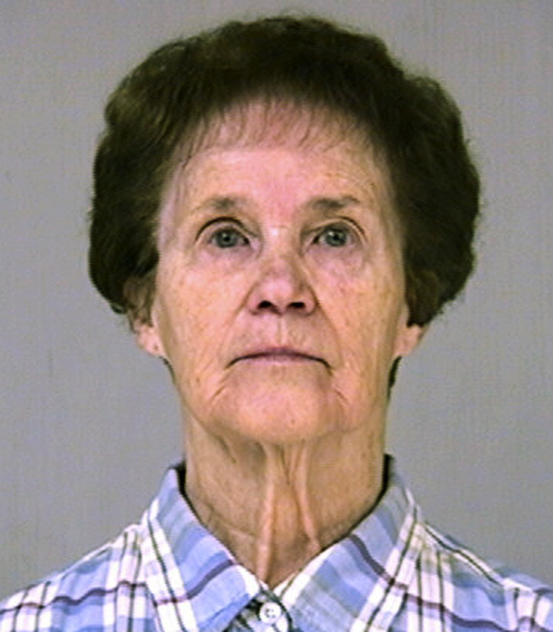 This undated file photo provided by the Sheboygan County, Wis., Sheriff shows Ruby Klokow. Klowkow, 76, convicted of killing her baby more than 50 years ago, was sentenced Wednesday, May 1, 2013, to prison for up to 10 years. (AP Photo/Sheboygan County Sheriff, File)