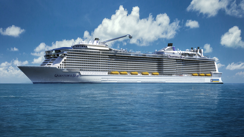 This computer-generated image provided by the Royal Caribbean International cruise line shows the new Quantum of the Seas, which will visit Portland in 2015.