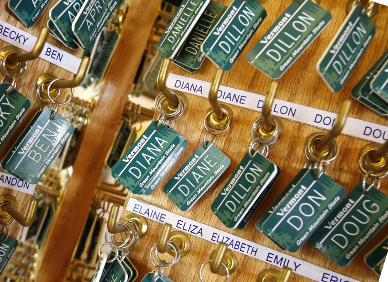 Talk about high expectations for a newborn: King and Messiah are among the fastest-rising baby names for American boys. Above, luggage tags bearing children's names from a 2008 file photo.