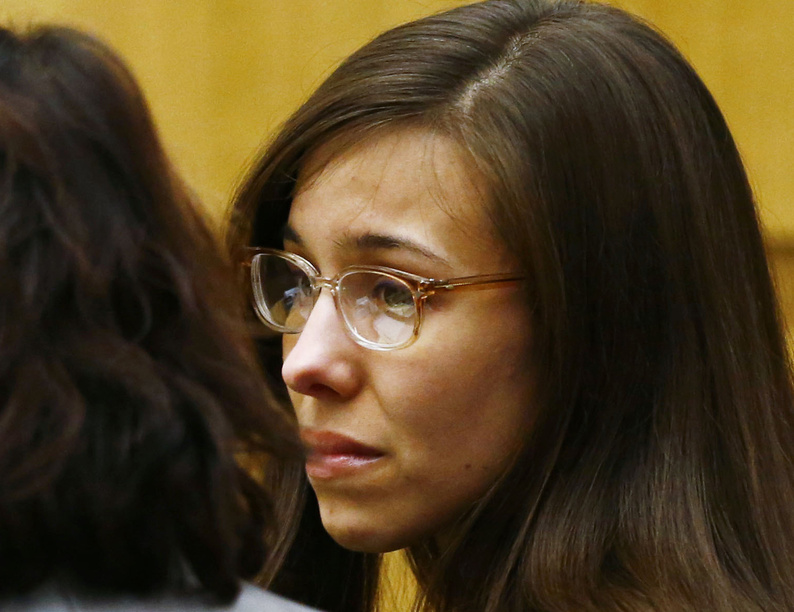 Jodi Arias reacts in court in Phoenix on May 8 after she was found guilty of first-degree murder in the gruesome killing of her one-time boyfriend, Travis Alexander.