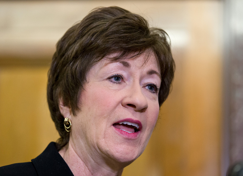 Sen. Susan Collins, R-Maine, was among legislators Thursday unveiling a bill to revamp how the military handles sexual assault complaints.
