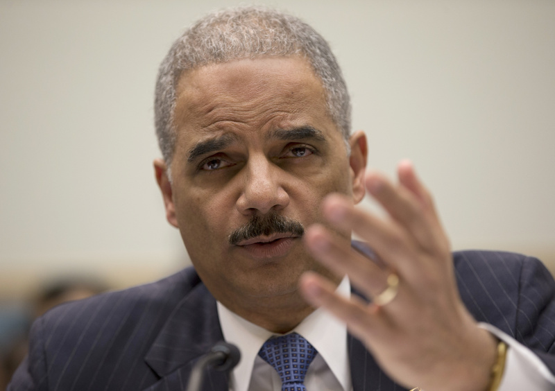 Attorney General Eric Holder testifies on Capitol Hill in Washington on Wednesday before the House Judiciary Committee oversight hearing on the Justice Department.