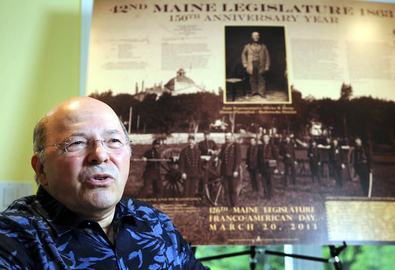 Paul Lessard will present a history of his maternal great-great-grandfather, Olivier R. Sirois, who served in the Maine Legislature during the Civil War, on Franco-American Day at the Legislature on Tuesday. Sirois introduced legislation to fund an English-speaking public school for Madawaska.
