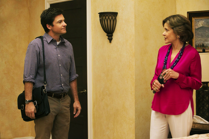 This undated publicity photo provided by Netflix shows Jason Bateman and Jessica Walter in a scene from the new season of "Arrested Development" on Netflix.