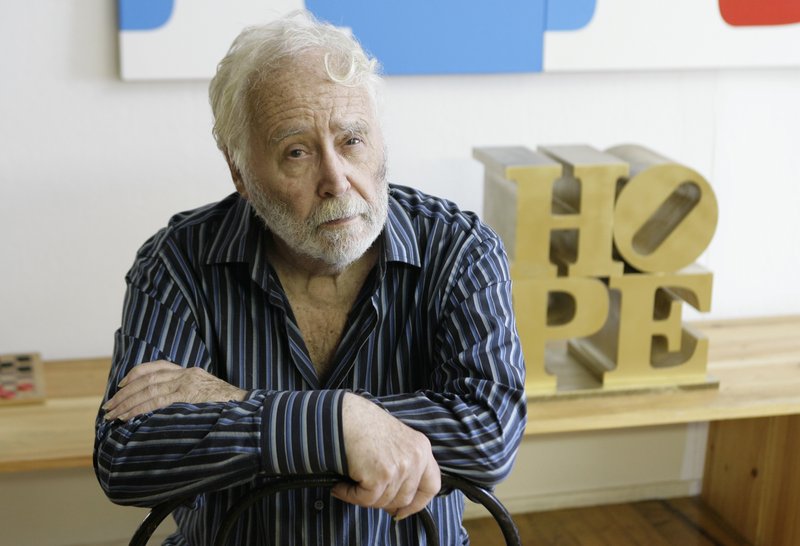Robert Indiana in 2008. The artist supports the effort to create a “LOVE” license plate.