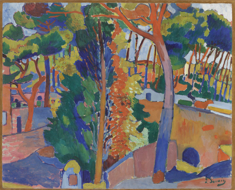 “Bridge over the Riou,” oil on canvas by Andre Derain, 1906