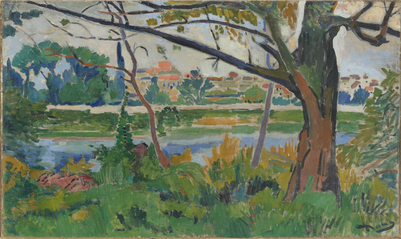 Andre Derain’s oil on canvas “The Seine at Chatou,” 1906