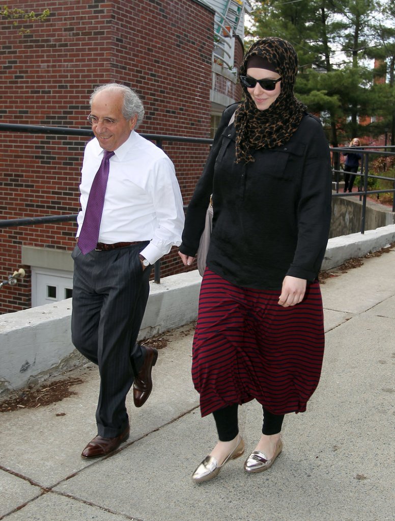 Katherine Russell is facing questions from investigators after an English language magazine produced by al-Qaida was found on her computer.