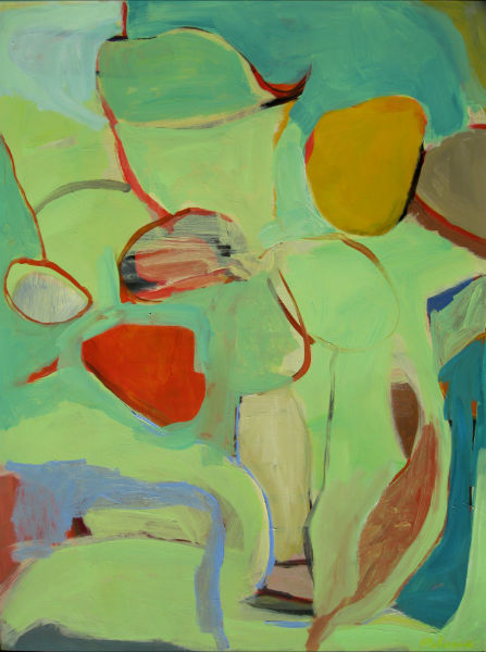 Painting by Jim Flahaven from the SMCC faculty show opening with a reception Saturday at Rose Contemporary, Portland.