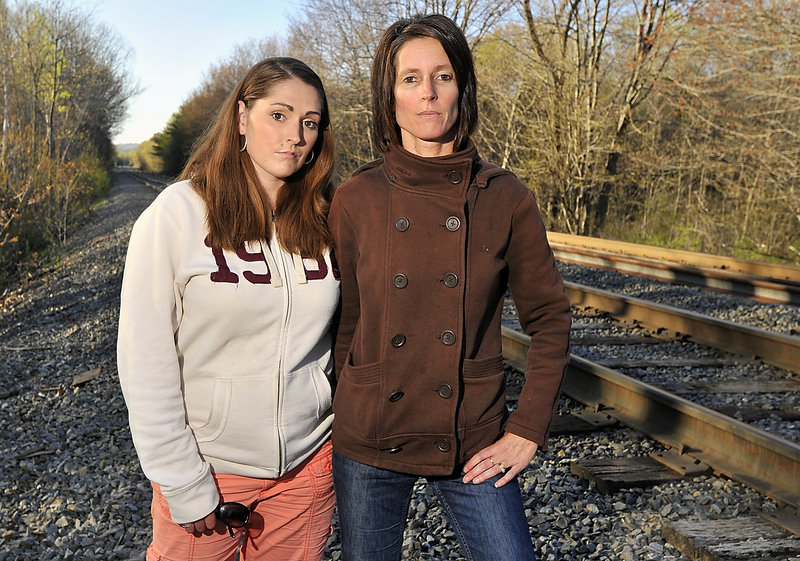 Adriane Williams, left, and Ann-Marie Gribbin-Bouchard helped save a young man with a severed leg. If it weren’t for them, “my son would not be here,” his mother said.