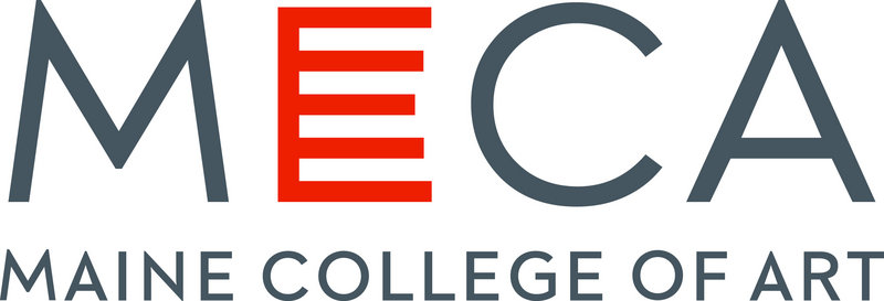 The “E” in the new Maine College of Art logo, with its five horizontal bars instead of the usual three, is symbolic of MECA on many levels.