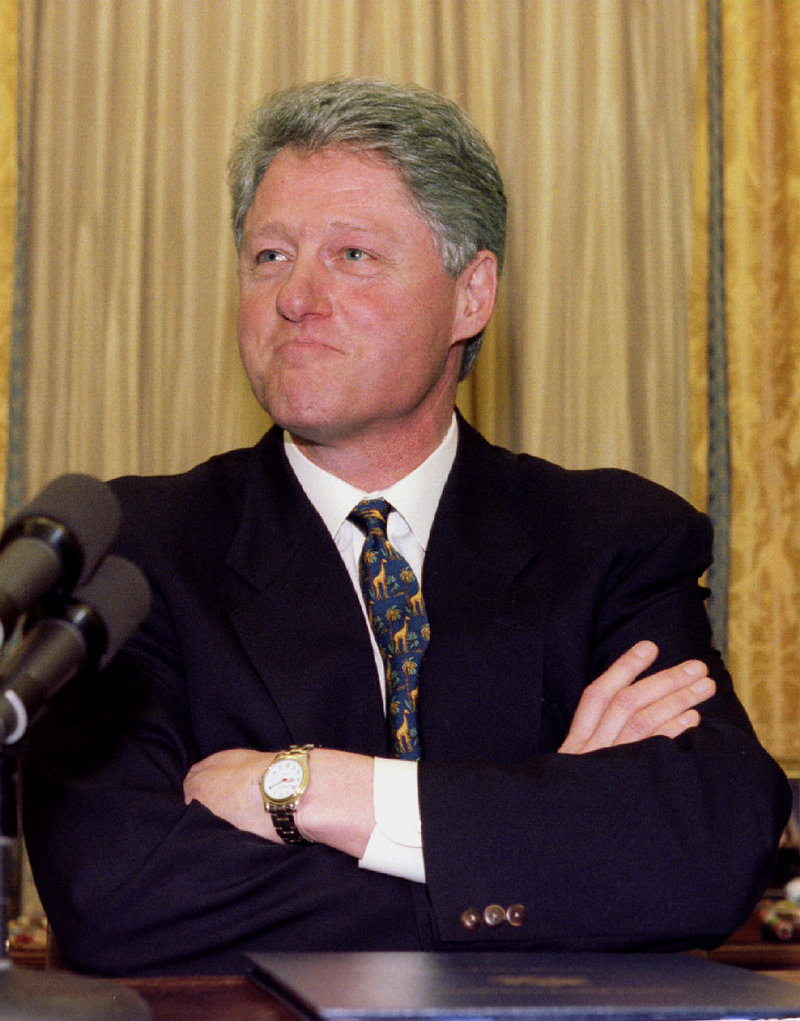 President Bill Clinton’s administration leaned on the Heritage Foundation and the NRA.