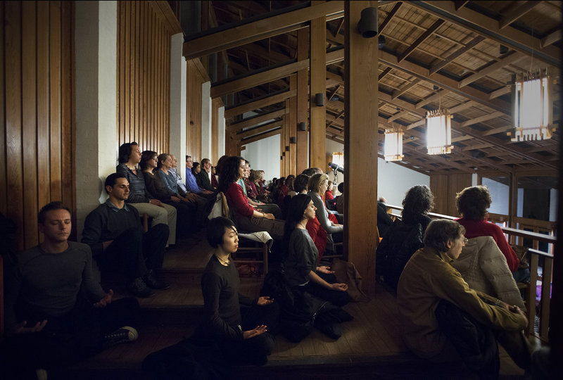 Tara Brach’s weekly meditation classes draw hundreds of people to the River Road Unitarian Church in Bethesda, Md. Her popular talks are also downloaded nearly 200,000 times each month by people in more than 150 countries.
