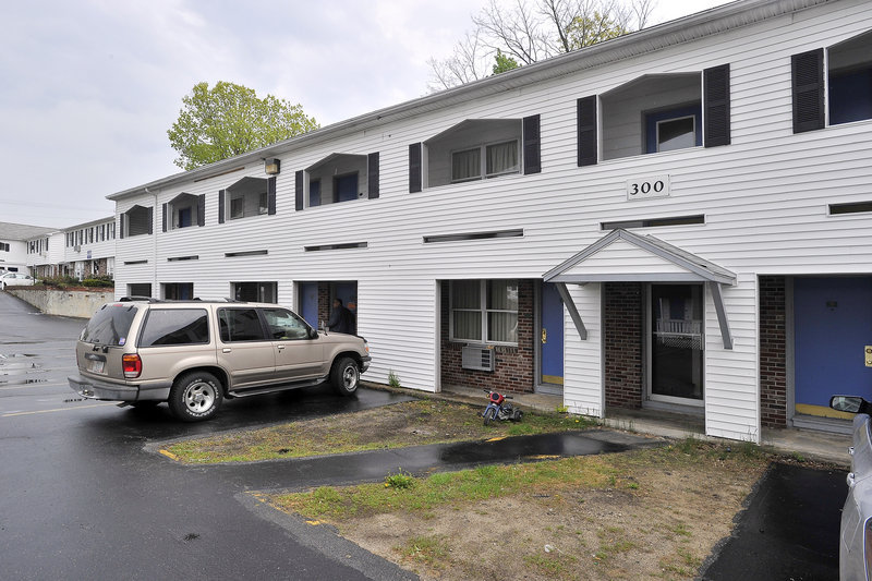 This apartment complex on Route 1 in South Portland will be inspected later this week. It is owned by East Coast Hospitality and managed by MaineLy Property Management.