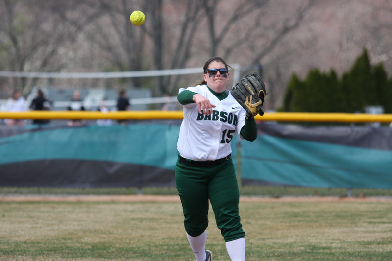 Catie Funk leaves Babson as the program’s all-time leader with a .438 average, hitting 33 homers, 166 RBI and 417 total bases.