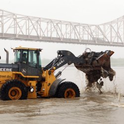 St. Louis riverfront flooding