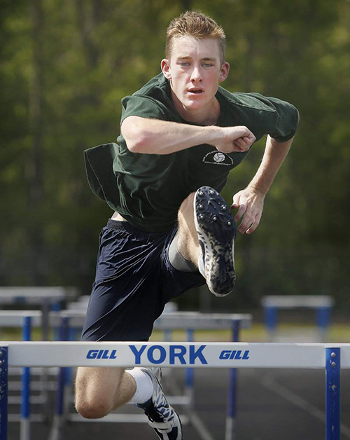 Tom Reid, the top seed in both Class B hurdles races, is one of the primary reasons why York has a chance to win the boys’ state championship Saturday.