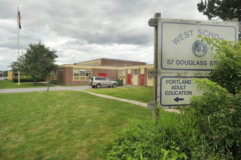 West School on Douglass Street in Portland will close, leaving Portland Adult Ed looking for a new home.