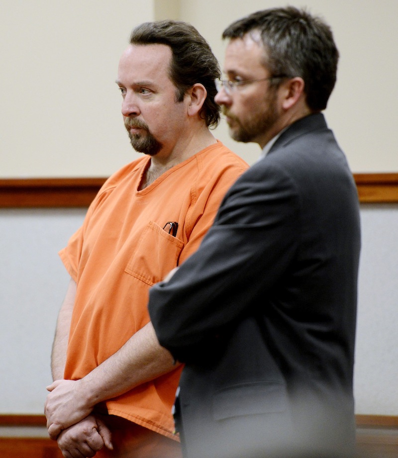 In this March 25, 2013 file photo, Michael Femling, left. Femling, a former Westbrook man who installed hidden video cameras in a residence to record unsuspecting teenage girls while they were undressed, was sentenced Monday to two years in jail and eight years probation.