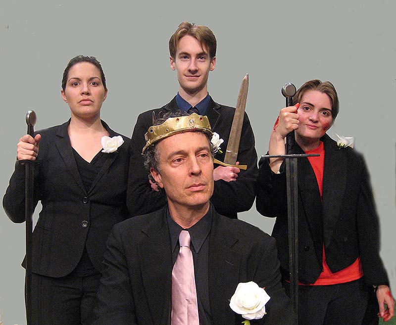 Kara Haupt, Tristan Rolfe, Matt Power and Jessica Labbe will perform Shakespeare in the park.