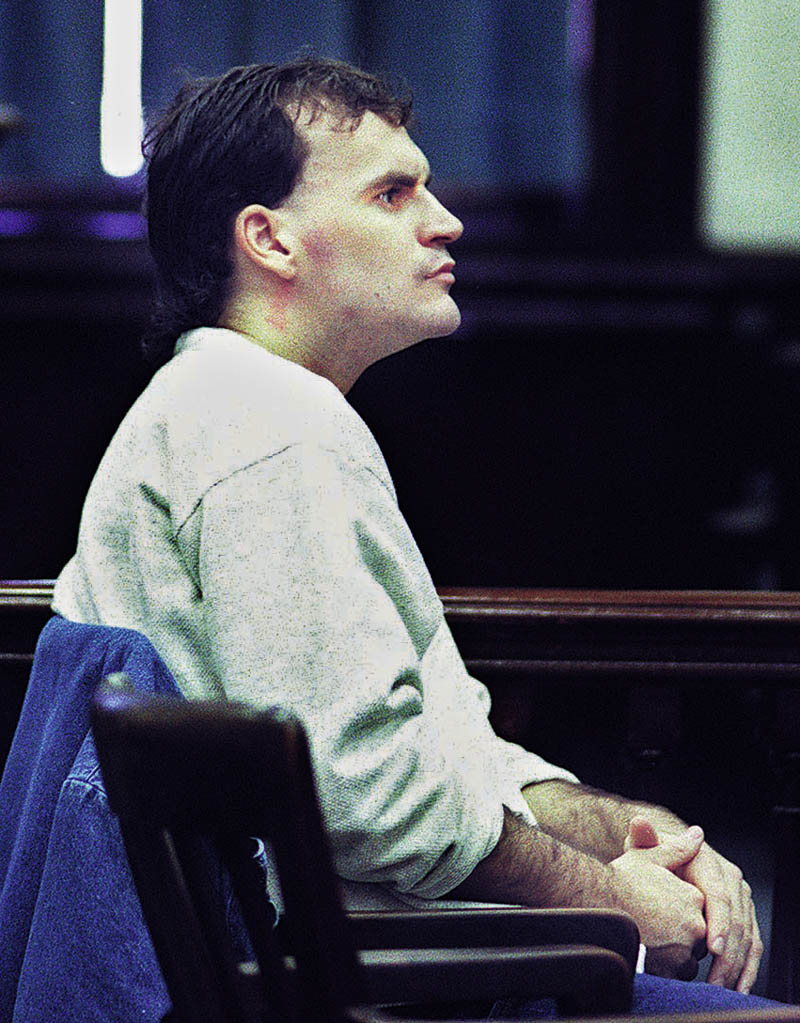 Guy E. Hunnewell III is arraigned in Somerset County Superior Court in Skowhegan in 1998 on a murder charge.