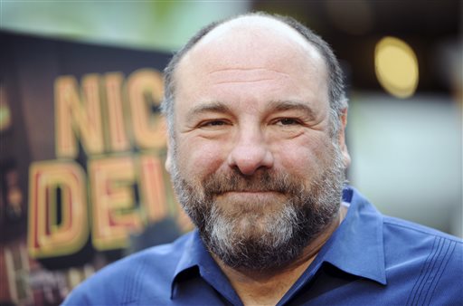 A May 20, 2013, photo of James Gandolfini at the L.A. premiere of "Nicky Deuce" in Los Angeles.