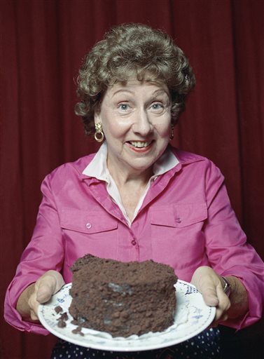This 1991 file photo shows Jean Stapleton in the off-Broadway musical theater piece called "Bob Appetit."