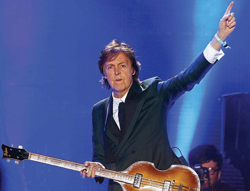 Paul McCartney performs on Day 2 of the 2013 Bonnaroo Music and Arts Festival on Friday at Manchester, Tenn.