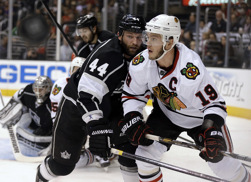The captain: Jonathan Toews has one goal and eight playoff assists.