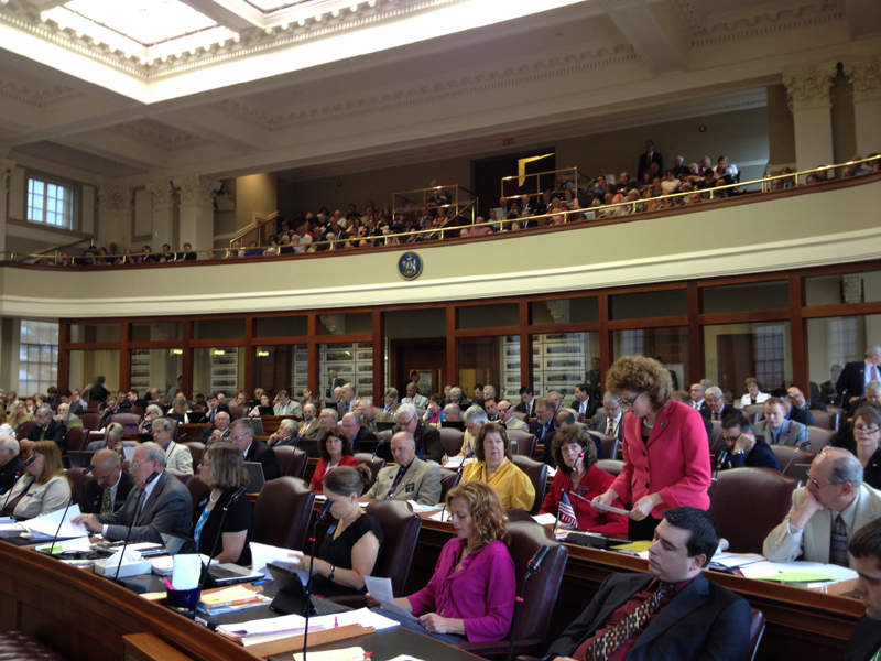 The Maine House debates the state budget Wednesday morning.