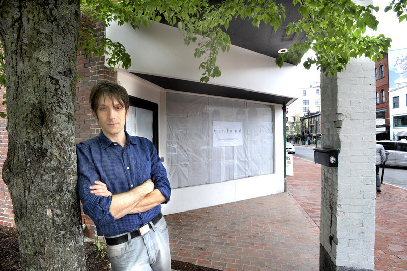 David Levi will be opening a new restaurant called Vinland this fall at 593 Congress St. in Portland. His goal: to help build "the sustanable local food economy."