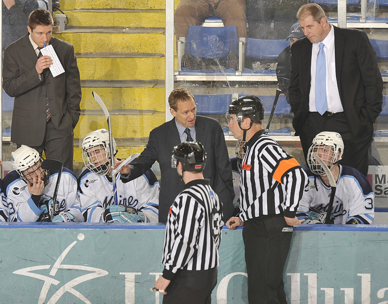 Bob Corkum was a UMaine player, had 12 years in the NHL and was on Maine’s staff the last five years. Now? Out.