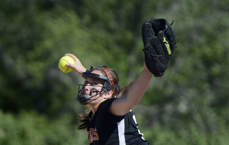 Biddeford’s Abbie Paquette, a sophomore, got the win as she retired 12 of 13 hitters in one stretch and allowed only three hits over the last six innings.
