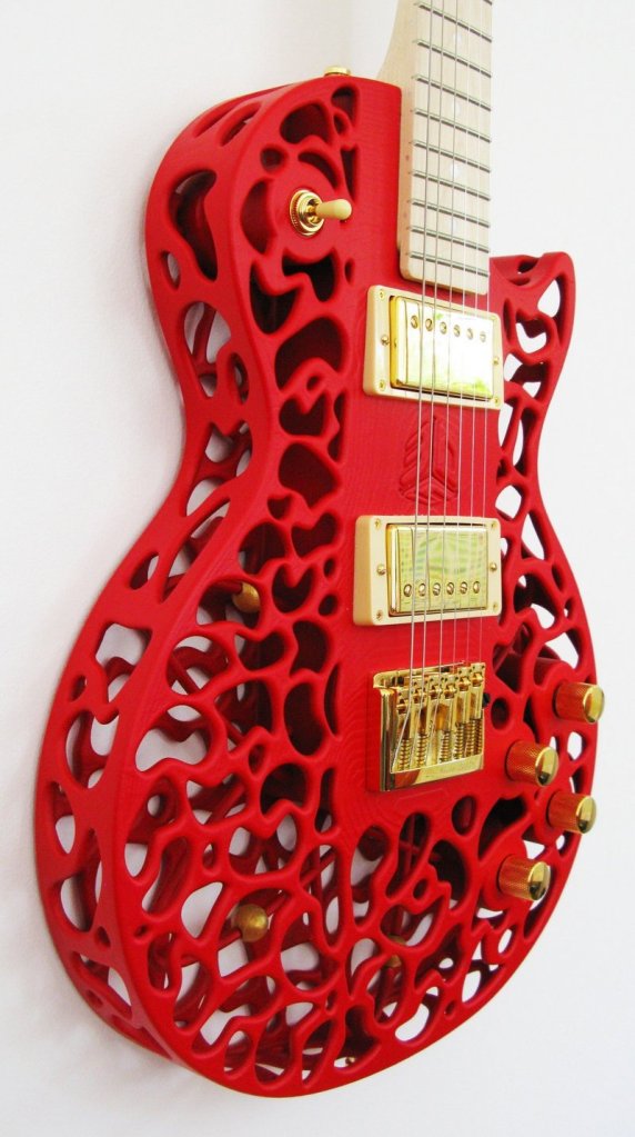 Olaf Diegel, a New Zealand engineer, has created a market for his functioning electric guitars made by using 3-D printing.