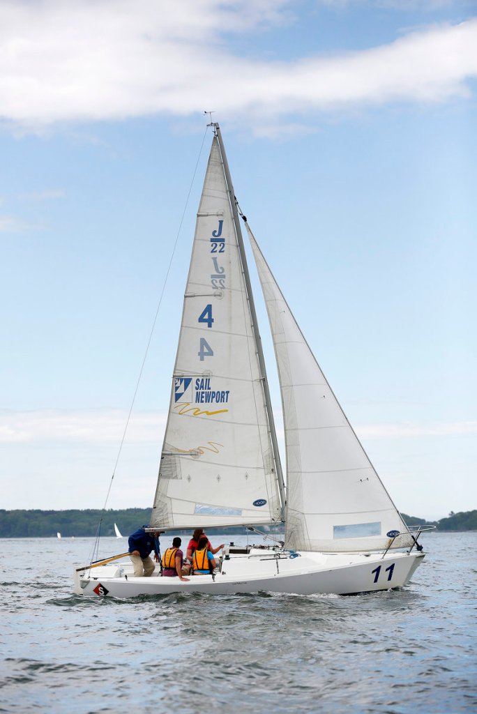 The fleet of a dozen J-22s came to Portland via Sail Newport, New England’s largest public sailing center, and for the bargain price of $180,000.