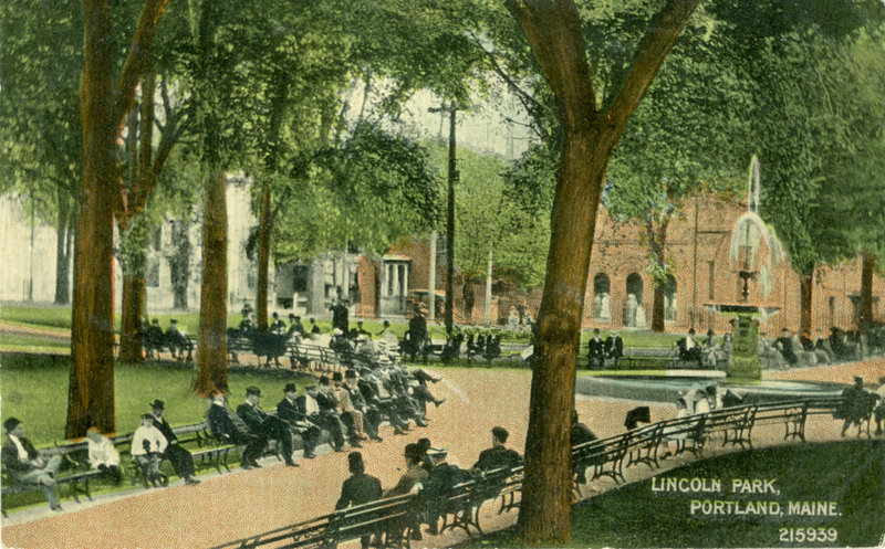 Lincoln Park in Portland, as it appeared circa 1910.
