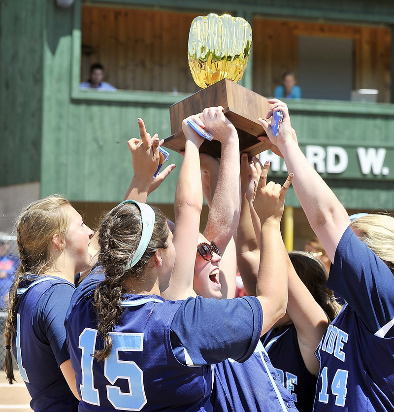 There’s a first time for everything and for Oceanside, the school created from the merger of Rockland and Georges Valley, the first state title came in softball.