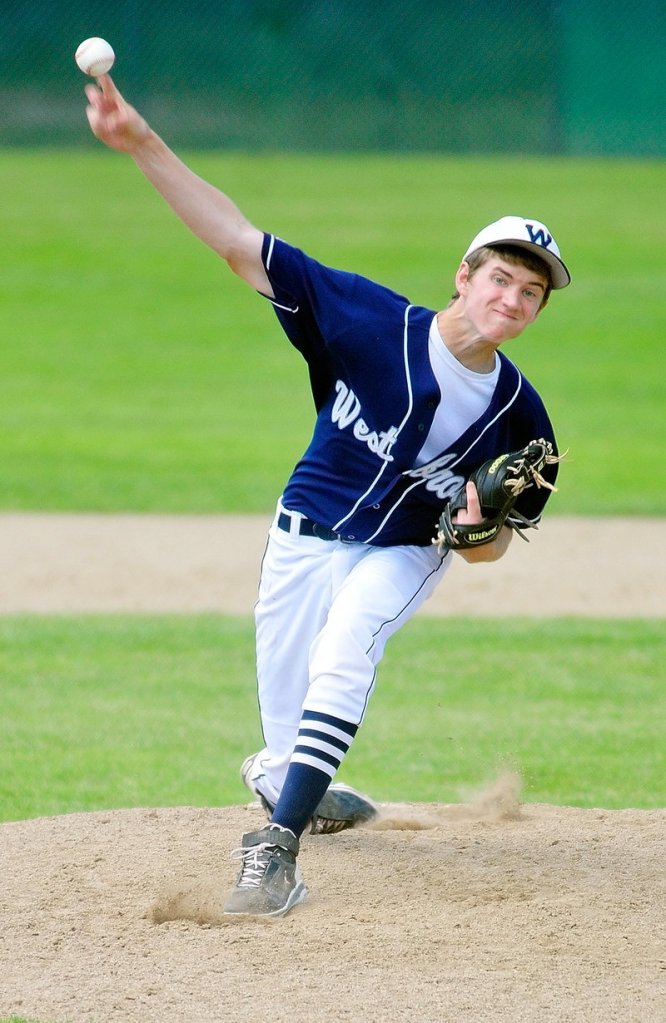 Zack Bean didn’t have any strikeouts for Westbrook, but he didn’t need any. He allowed just five hits and was backed by a defense that helped propel the Blue Blazes to the Class A baseball title.