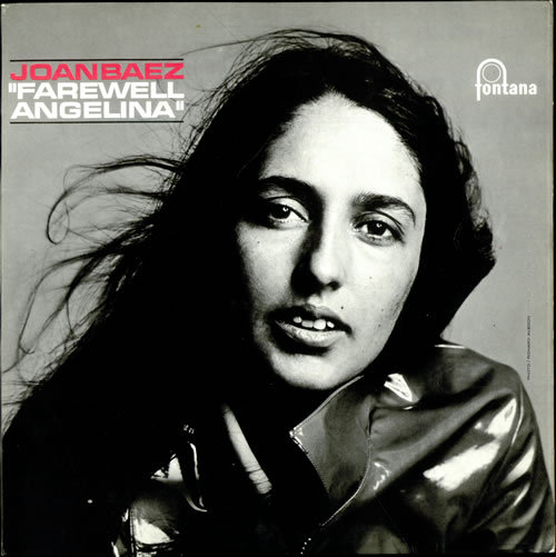 “Farewell Angelina,” 1965, from “Farewell, Angelina.” If Baez is best known as an interpreter of songs, she has interpreted no one more frequently than Dylan. Dylan himself twice recorded this song, but never released it until the “Bootleg Series.” For Baez, it was a Top 10 hit.