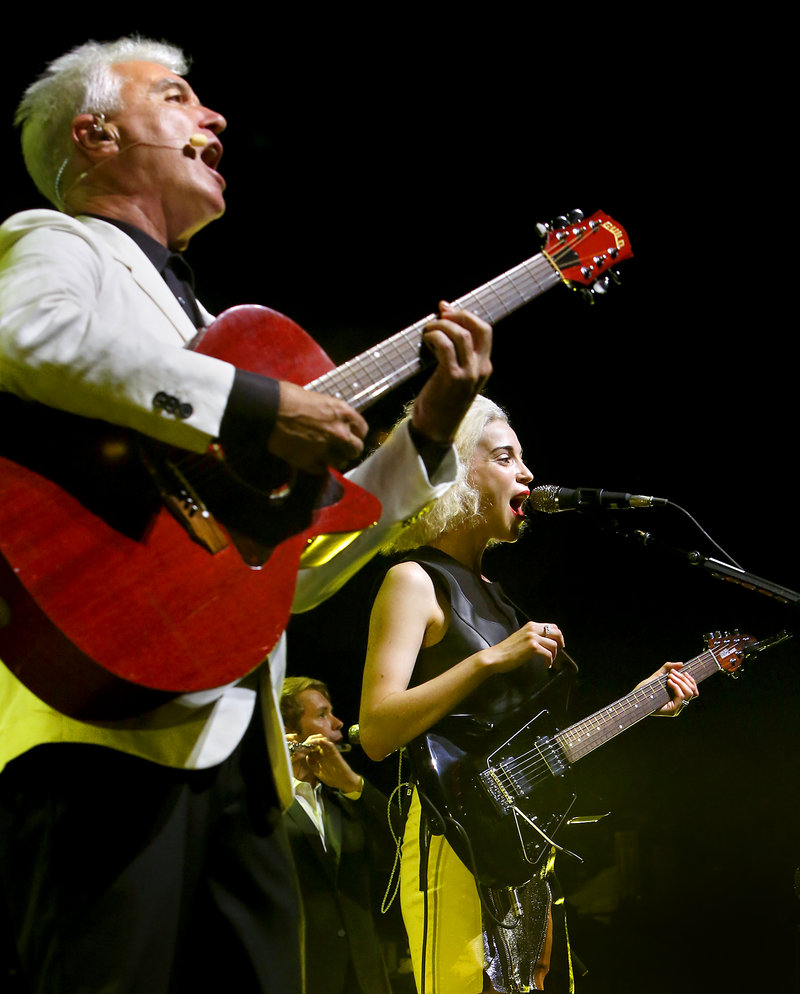 David Byrne and St. Vincent rocked the State Theatre in Portland on Friday, June 21, 2013.