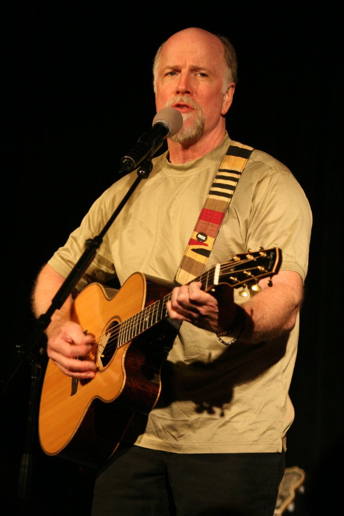 Singer-songwriter John McCutcheon performs Sunday in Boothbay Harbor.