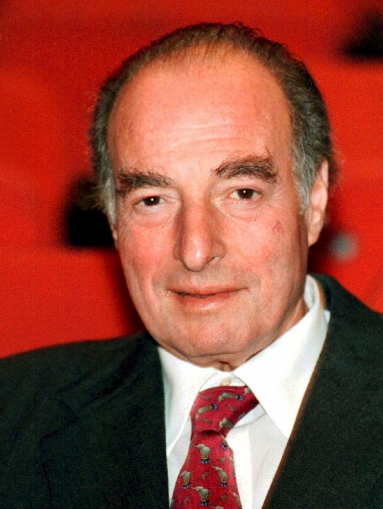 This is a Nov. 30, 1998 file photo of financier Marc Rich shown in in Zug, central Switzerland. An associate of Marc Rich said Wednesday June 26, 2013, that the trader pardoned by President Clinton has died in Switzerland.(AP Photo/Guido Roeoesli File)