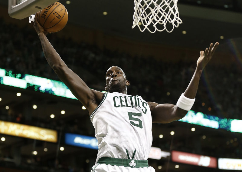 Kevin Garnett helped turn the Celtics around when he joined Paul Pierce and Ray Allen in 2008 to form the nucleus of an NBA championship team.