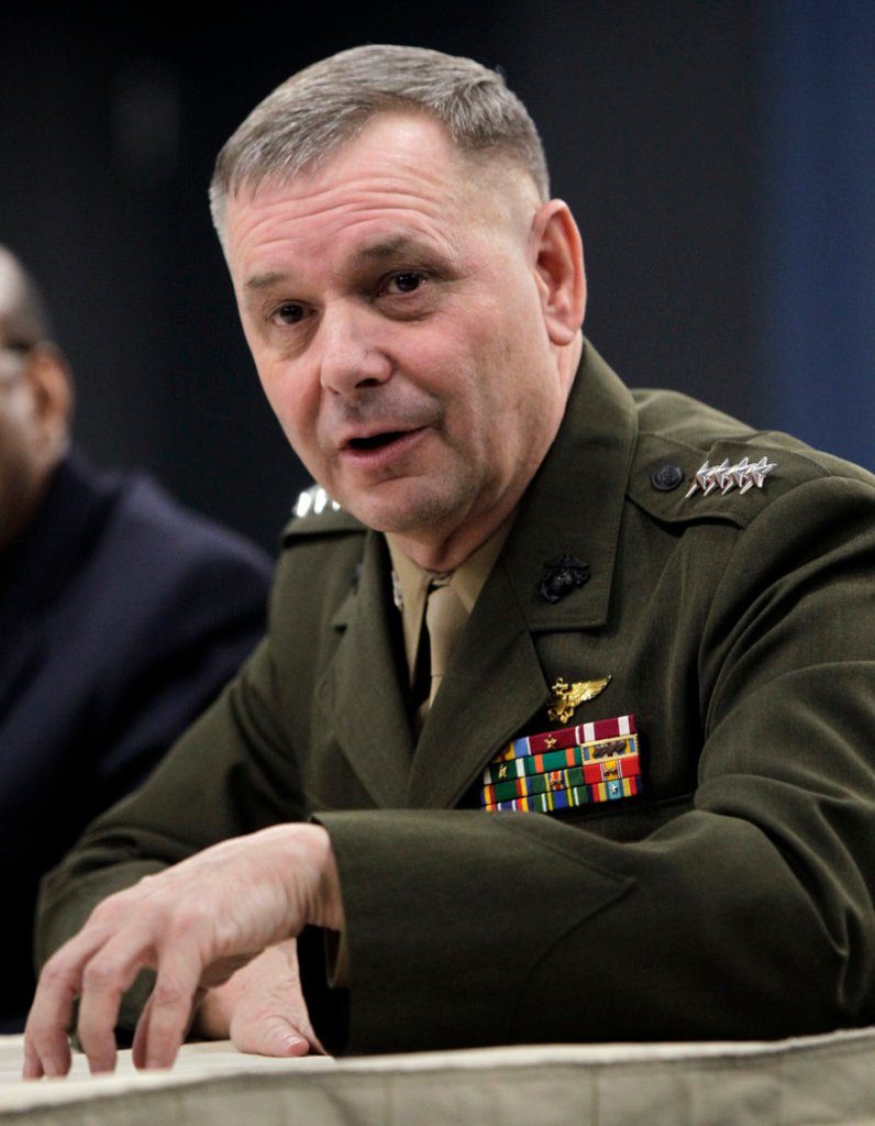 Marine Gen. James Cartwright was the vice chairman of the Joint Chiefs of Staff. He retired in 2011 after 40 years of service.