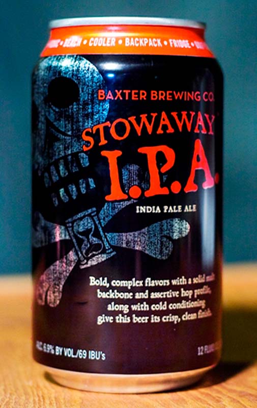 Stowaway IPA is Baxter Brewing's most popular beer, accounting for about 60 percent of sales.