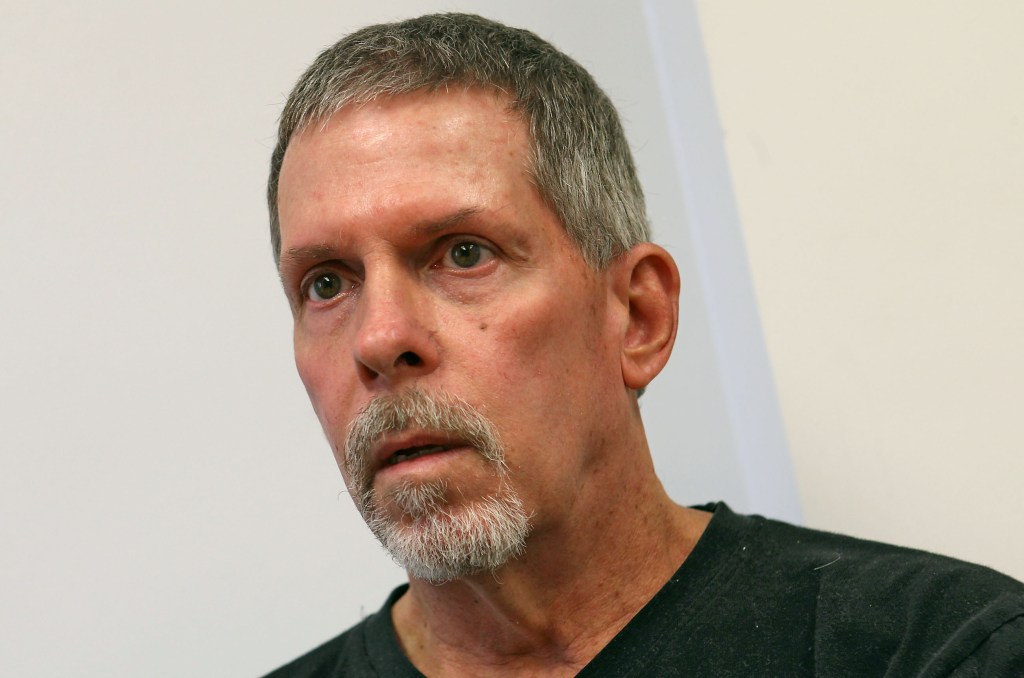 This June 28, 2013 photo shows Michael Boatwright, who refers to himself as Johan Ek, a 61-year-old Florida man who awoke with no memory of his past speaking only Swedish and no English, in Palm Springs, Calif. Police transported Boatwright to the Desert Regional Medical Center in Palm Springs, Calif. after he was found unconscious in a Motel 6 room in February.